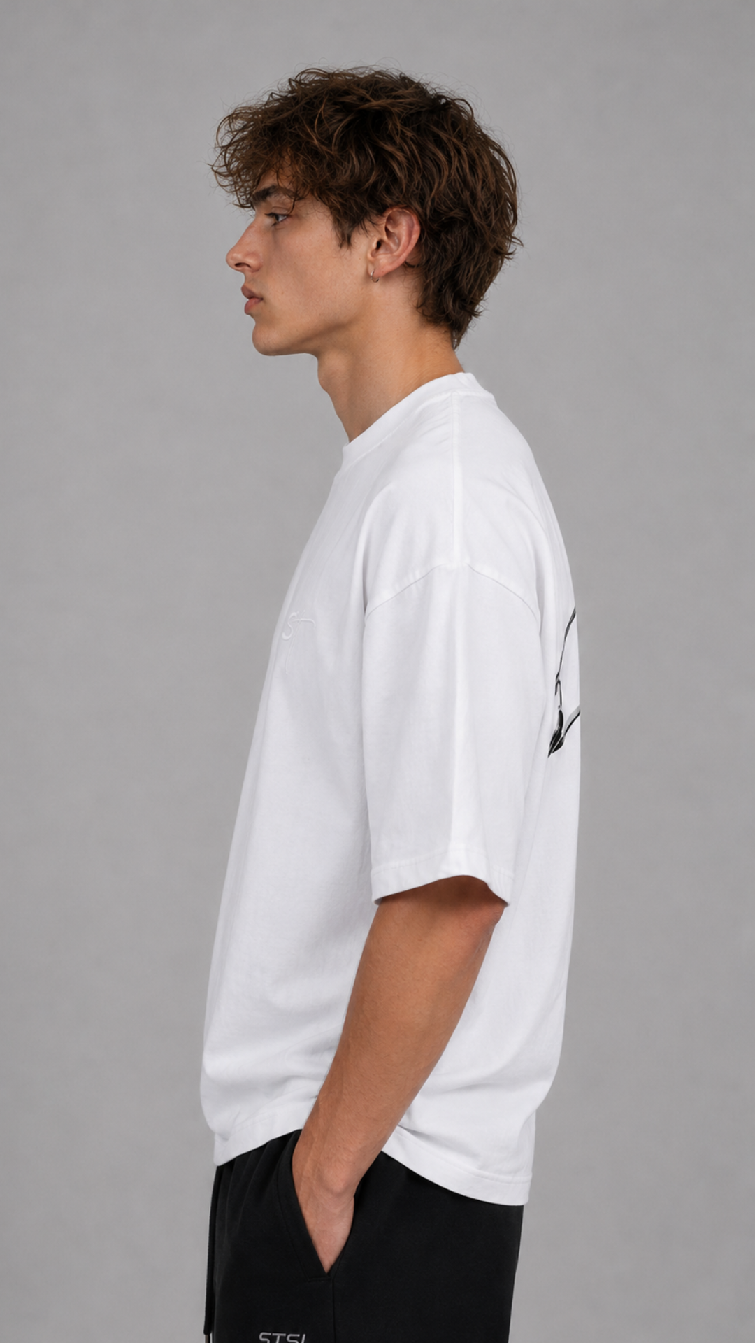 STSL® Heavy Oversize T-Shirt – Pin (220 GSM) - STSL