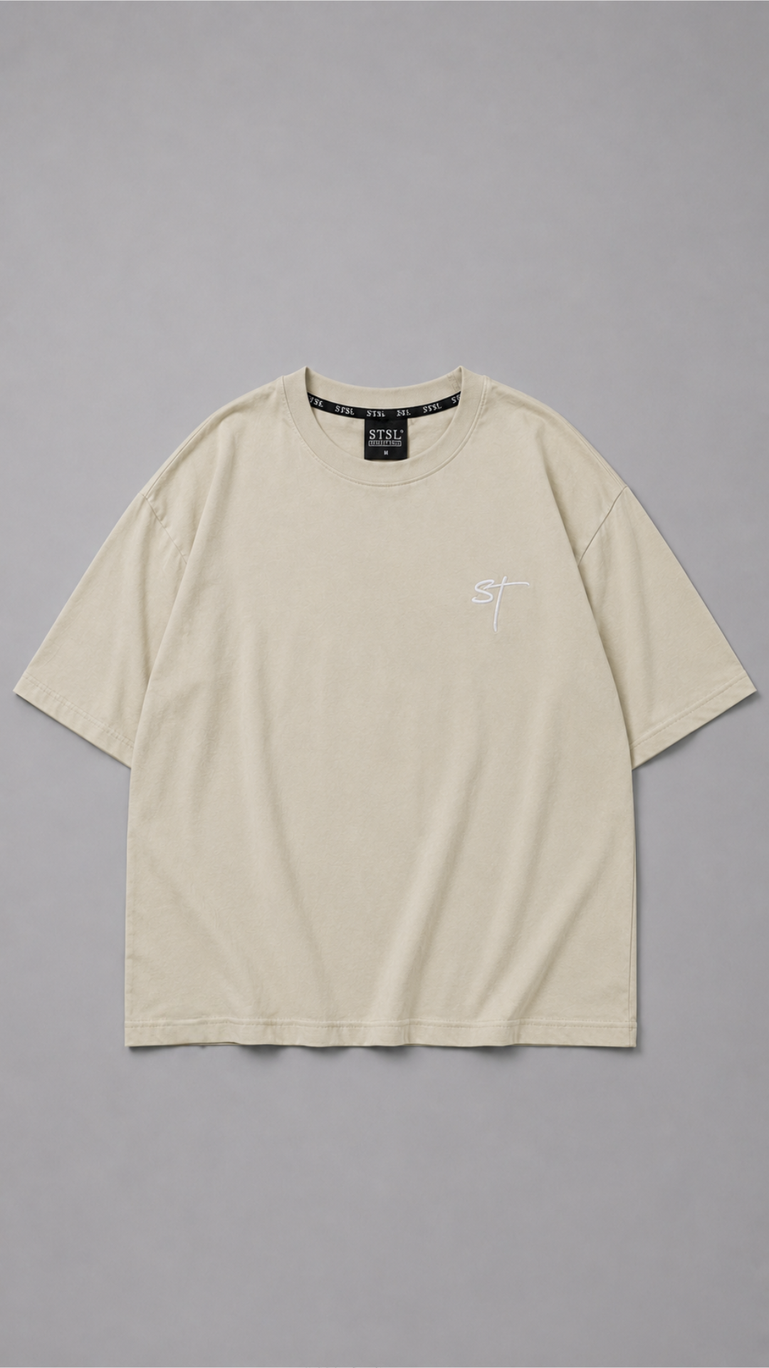 STSL® Heavy Oversize T-Shirt – Chain (220 GSM) - STSL