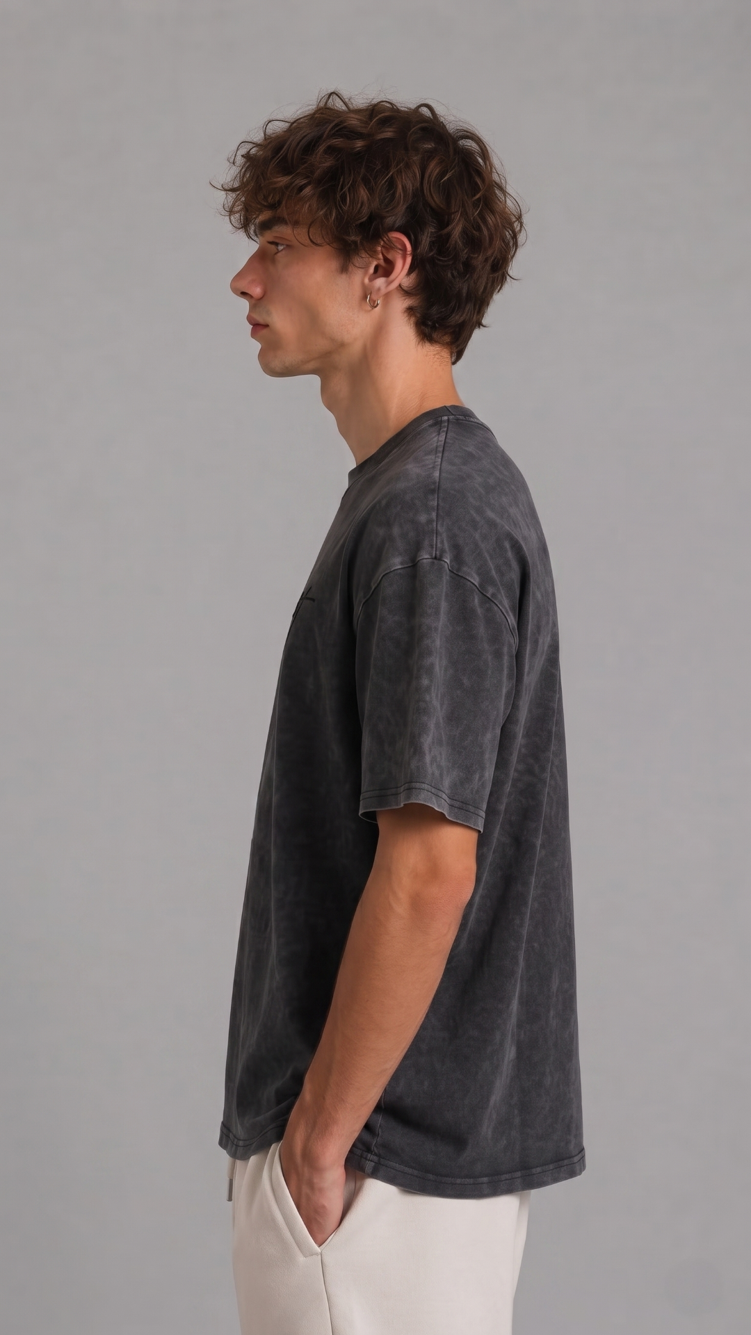 STSL® Heavy Oversize T-Shirt – Ash Basic (220 GSM) - STSL