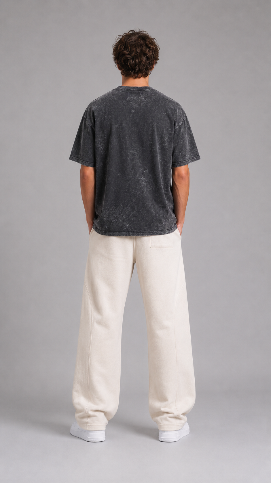 STSL® Heavy Oversize T-Shirt – Ash Basic (220 GSM) - STSL