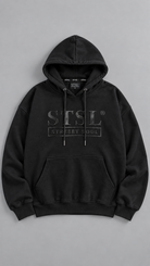 STSL® Heavyweight Hoodie (450 GSM) – Pure Blackout - STSL