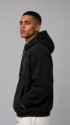 STSL® Heavyweight Hoodie (450 GSM) – Pure Blackout - STSL