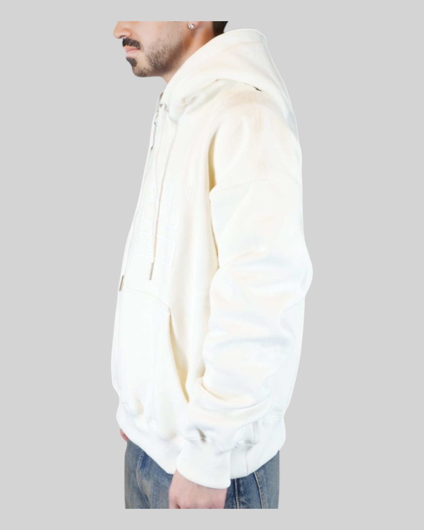 Mikina s kapucí STSL® „Soul Whiteout“ (450 GSM)
