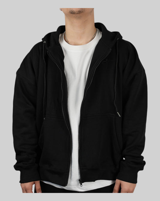 STSL Zip Hoodie – Eternal Black