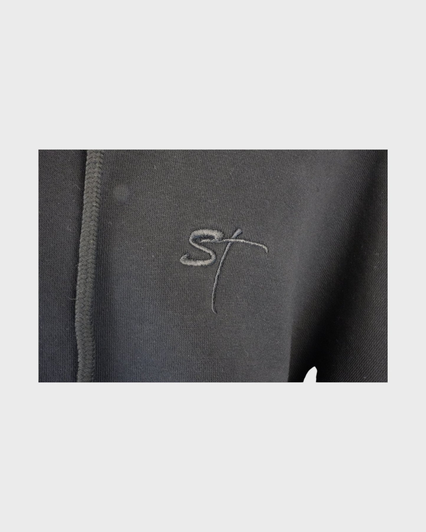 STSL Zip Hoodie – Eternal Black