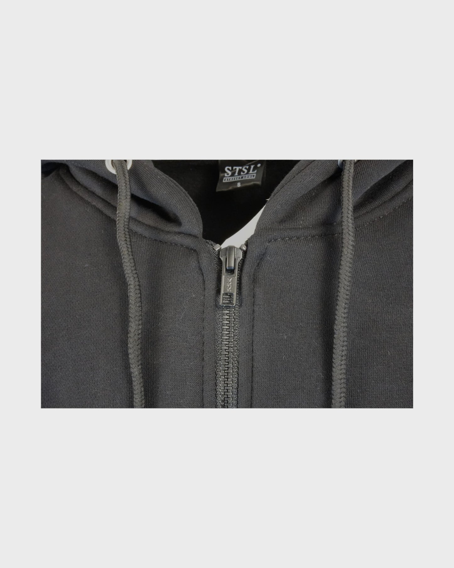 STSL Zip Hoodie – Eternal Black