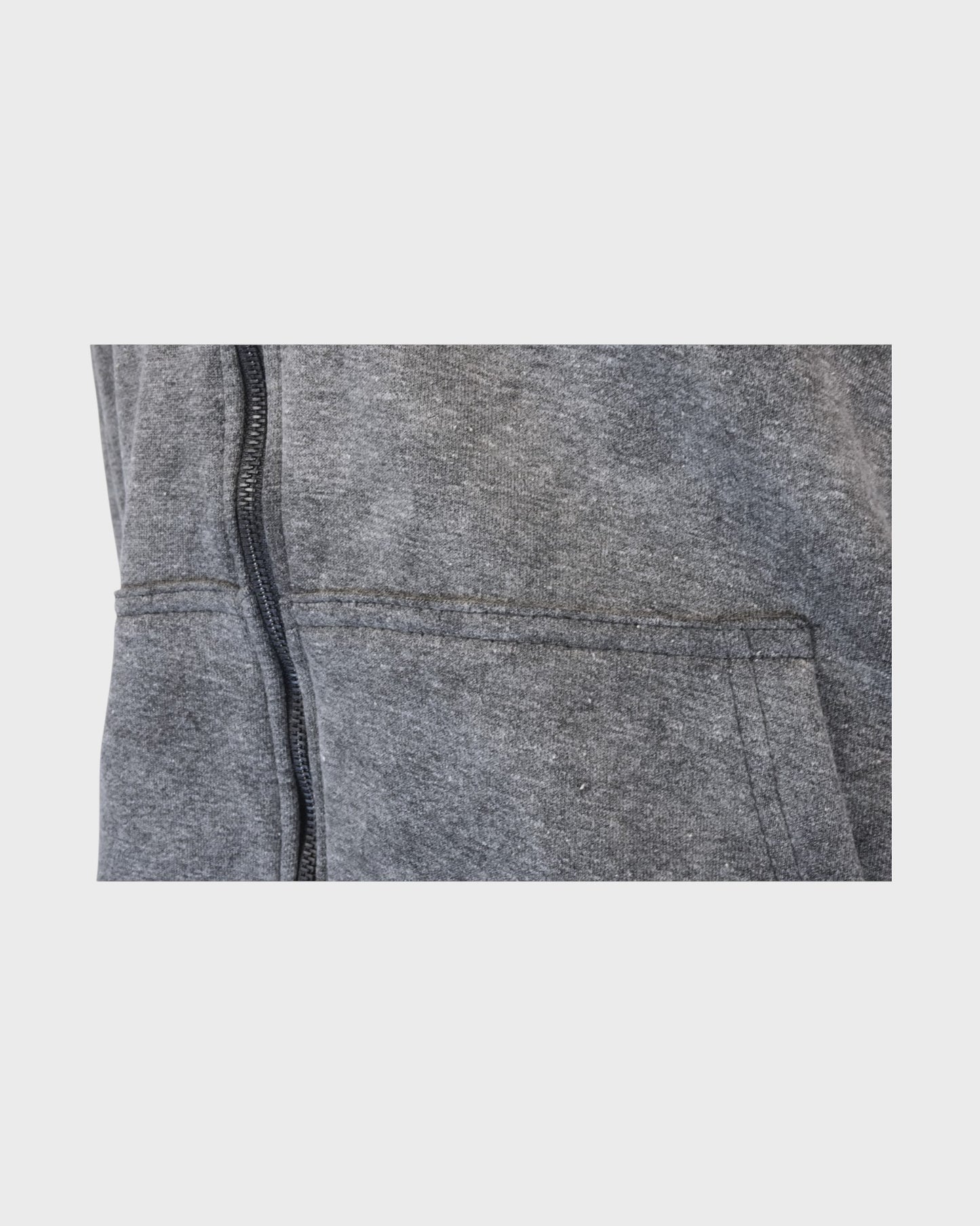 STSL Zip Hoodie – Washed Black