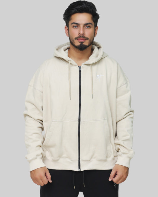 STSL Zip Hoodie – Sand Beige
