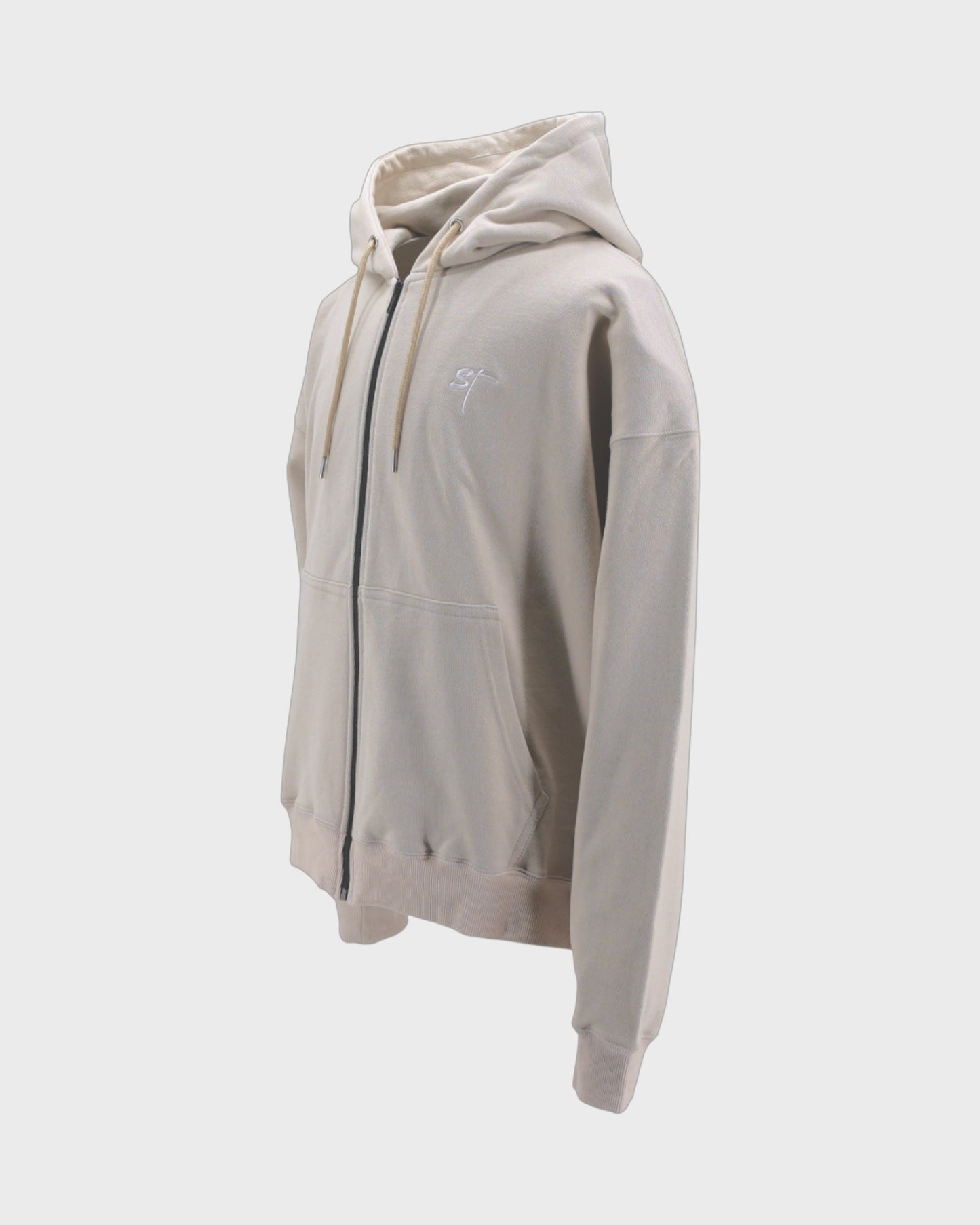 STSL Zip Hoodie – Sand Beige