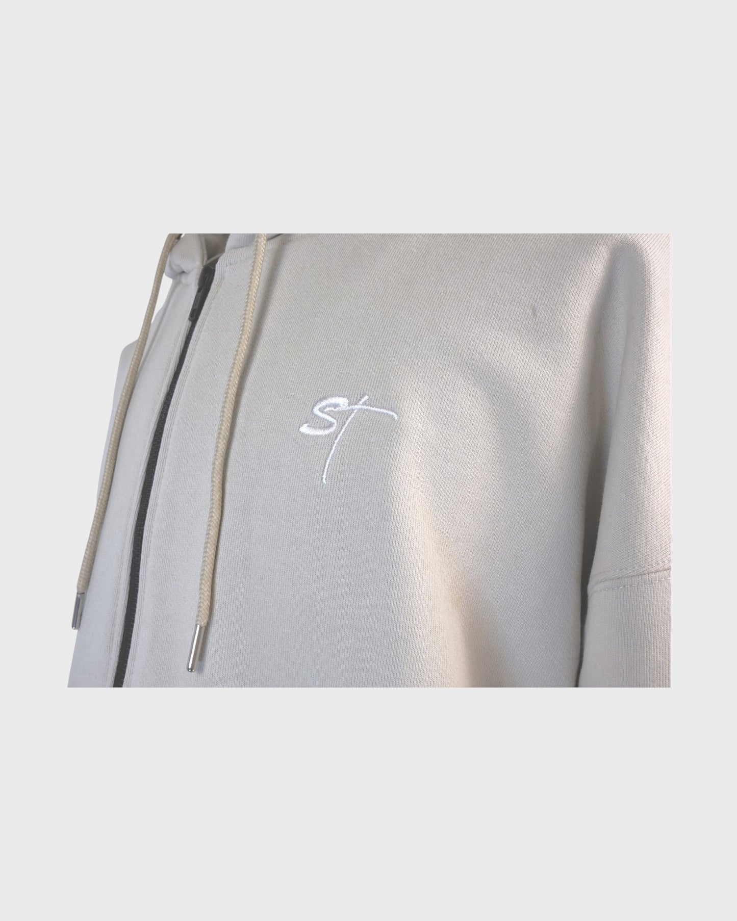 STSL Zip Hoodie – Sand Beige