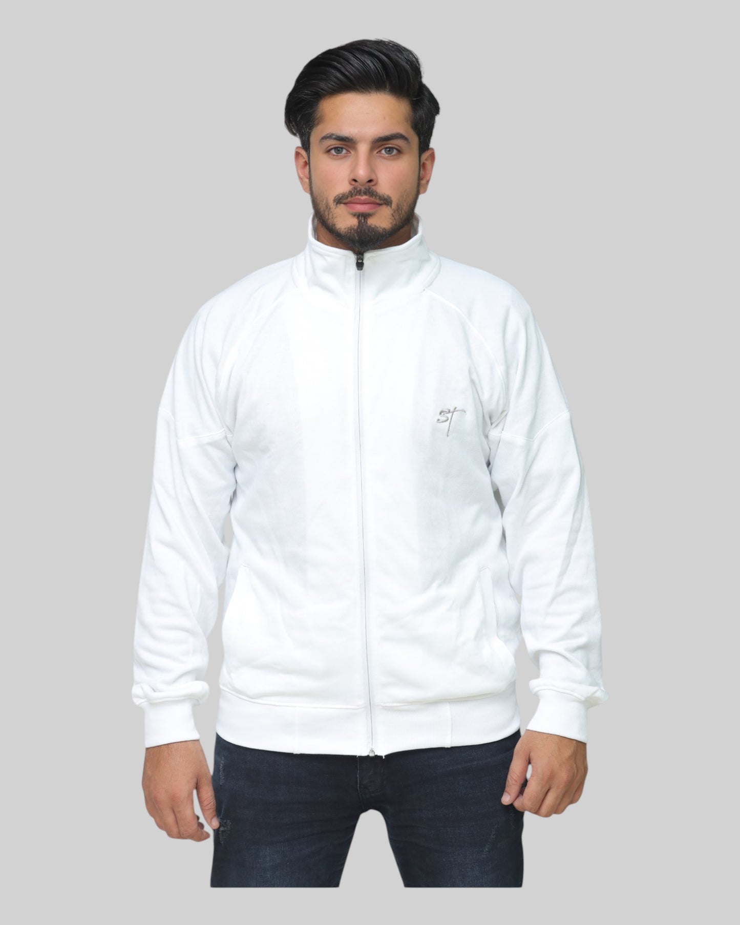 STSL® Track Jacket – White “Daflow Edition”
