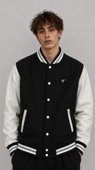 STSL® Varsity Jacket – Darkblue/White - STSL