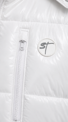 STSL® Puffer Jacket – White Gloss - STSL