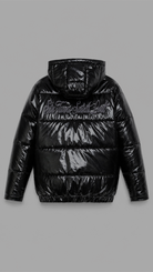 STSL® Sin Turns Gloss Puffer Jacket – Black Edition - STSL