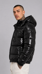 STSL® Sin Turns Gloss Puffer Jacket – Black Edition - STSL