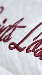 STSL® Sin Turns Gloss Puffer Jacket – White Edition - STSL