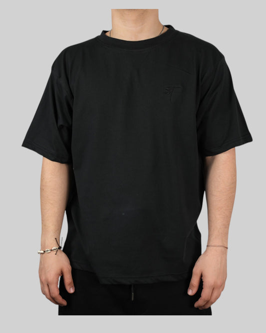 T-Shirt pure black, ST 220 GSM