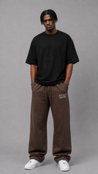 STSL® Heavy Oversize T-Shirt – Pure Black (220 GSM) - STSL