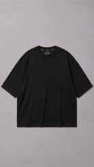 STSL® Heavy Oversize T-Shirt – Pure Black (220 GSM) - STSL