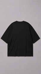 STSL® Heavy Oversize T-Shirt – Pure Black (220 GSM) - STSL