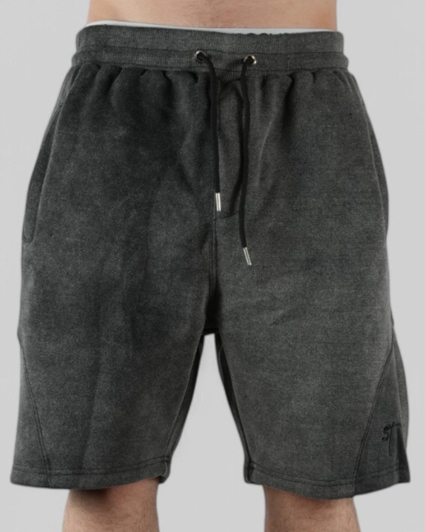 Kraťasy STSL Heavy Washed – tmavě šedé